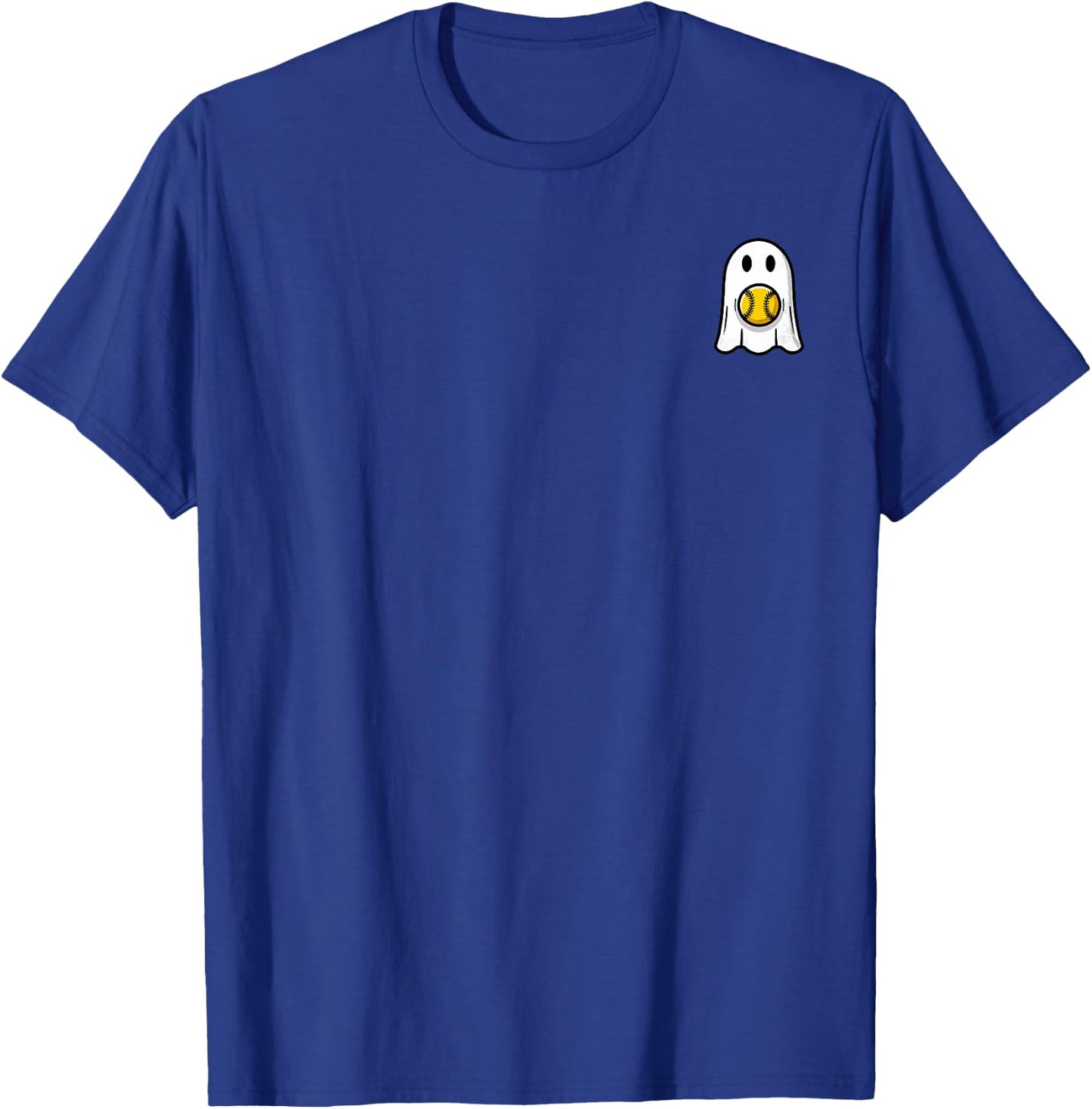 Funny Halloween Ghost Softball My Boo Halloowen Men Women T-Shirt - T-Shirt | Royal