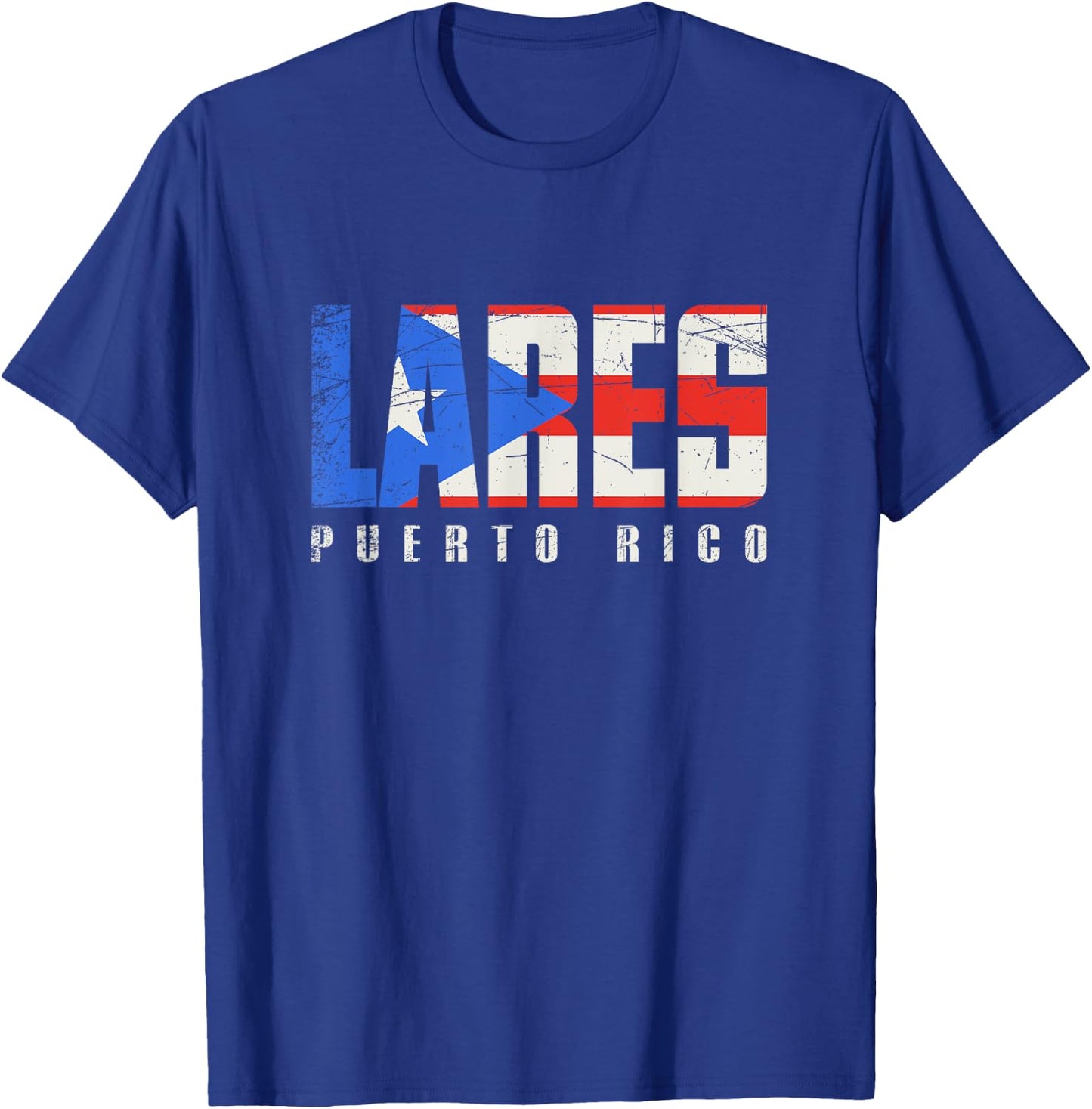 Puerto Rican flag Lares Puerto Rico T-Shirt - T-Shirt | Royal