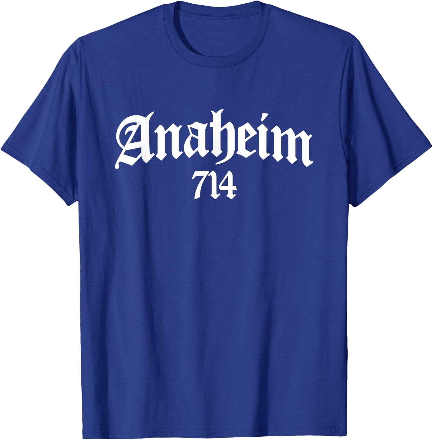 Anaheim California 714 T-Shirt - T-Shirt | Royal