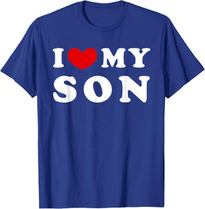 I Love My Son I Heart My Son T-Shirt - T-Shirt | Royal