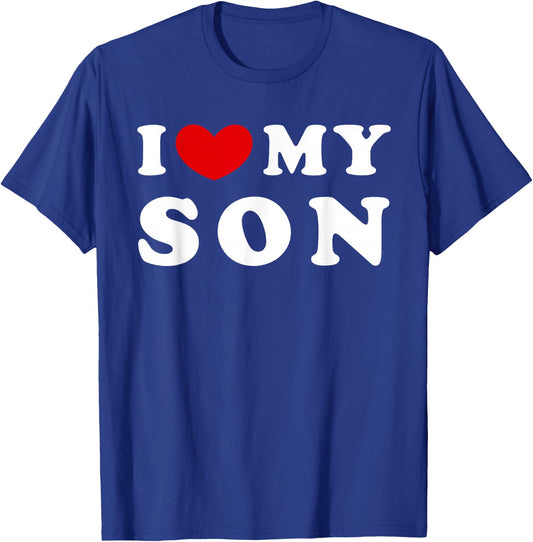 I Love My Son I Heart My Son T-Shirt - T-Shirt | Royal