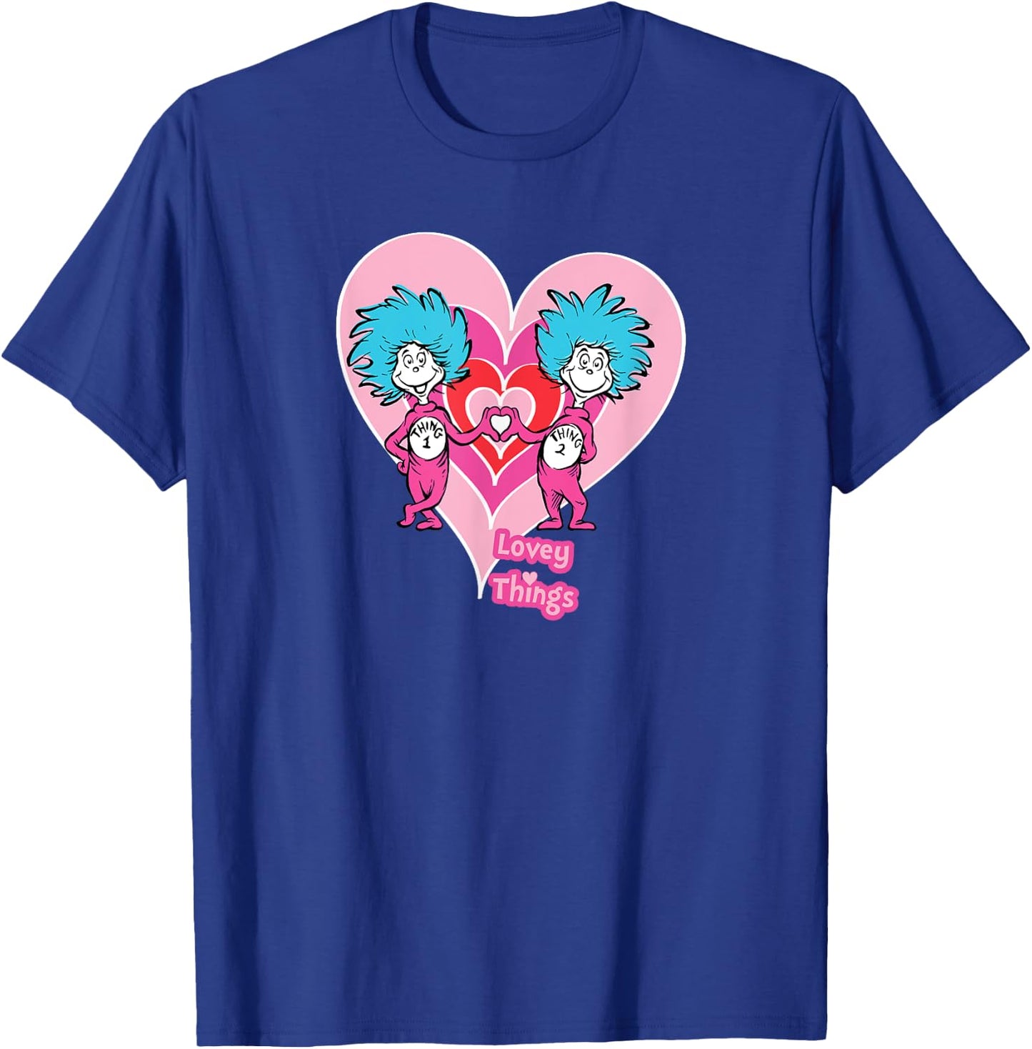 Dr. Seuss Lovey Things T-Shirt - T-Shirt | Royal