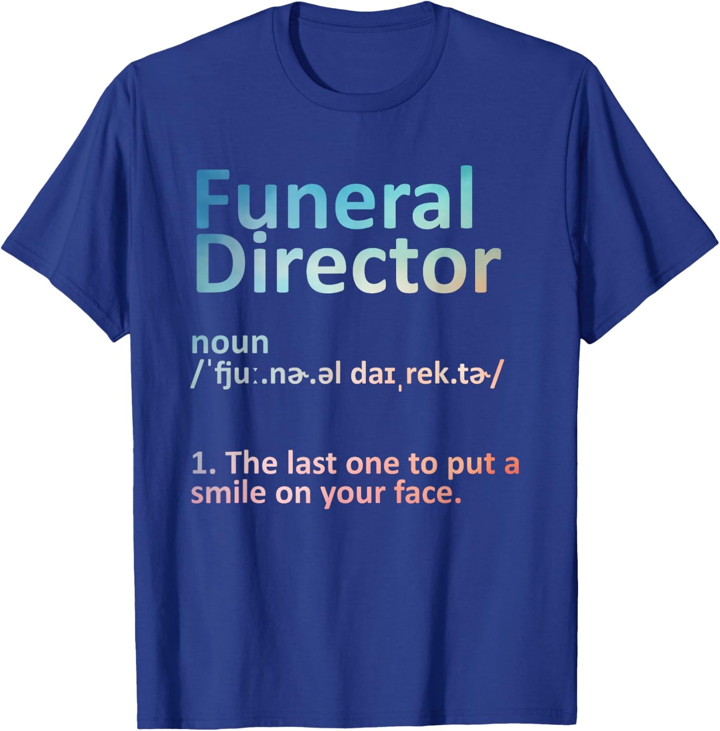 Cool Funeral Director Art Women Mortuary Mortician T-Shirt - T-Shirt | Royal