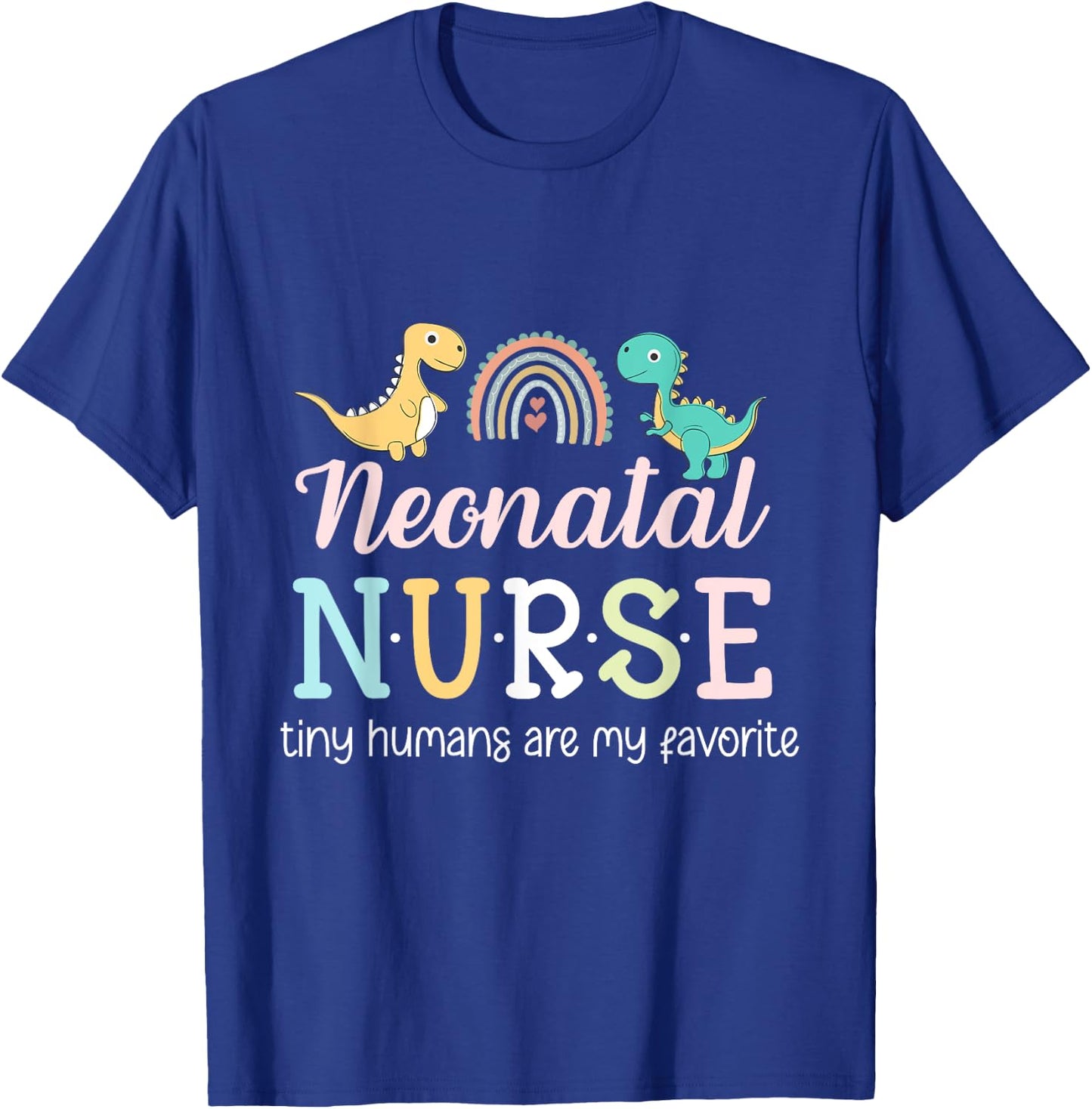 Neonatal Nurse Funny ICU NICU Cute Nurse Animals T-Shirt - T-Shirt | Royal