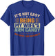It's Not Easy Being My Wife's Arm Candy Here I Am Nailing It T-Shirt - T-Shirt | Royal