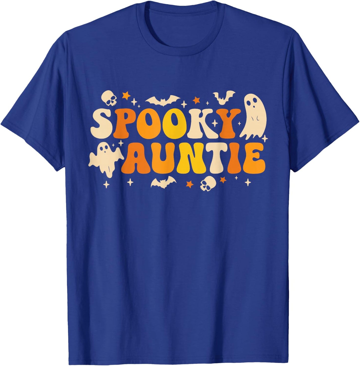 My Spooky Auntie Funny Aunt Halloween Costume Outfit Women T-Shirt - T-Shirt | Royal