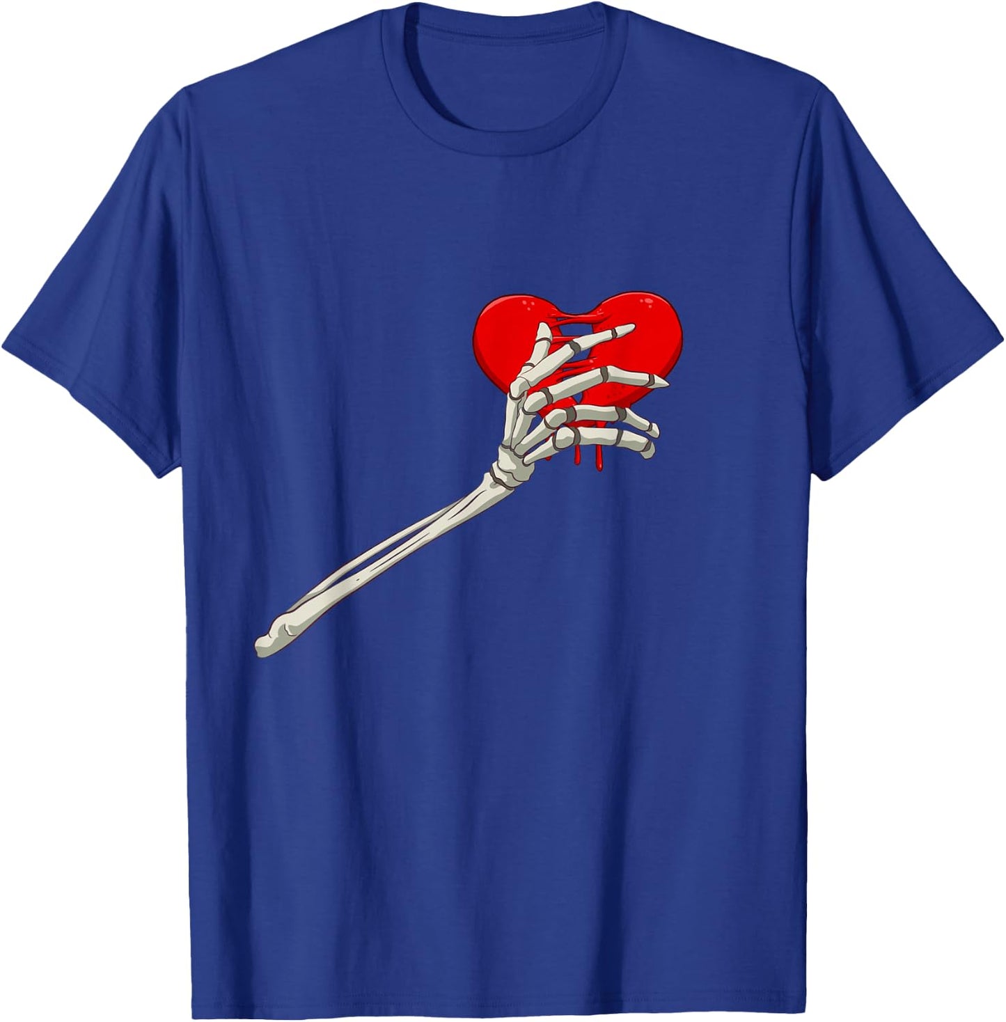 Skeleton Broken Heart Bones Divorce Breakup Heartbroken T-Shirt - T-Shirt | Royal