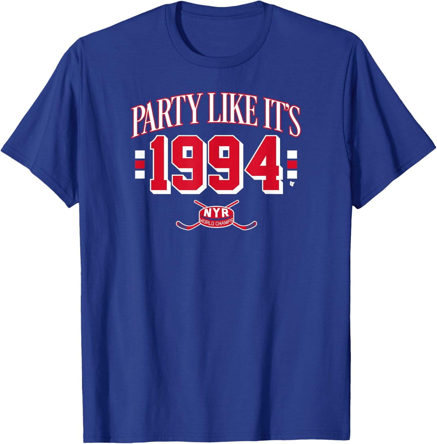 Party Like It's 1994 - New York Hockey T-Shirt - T-Shirt | Royal