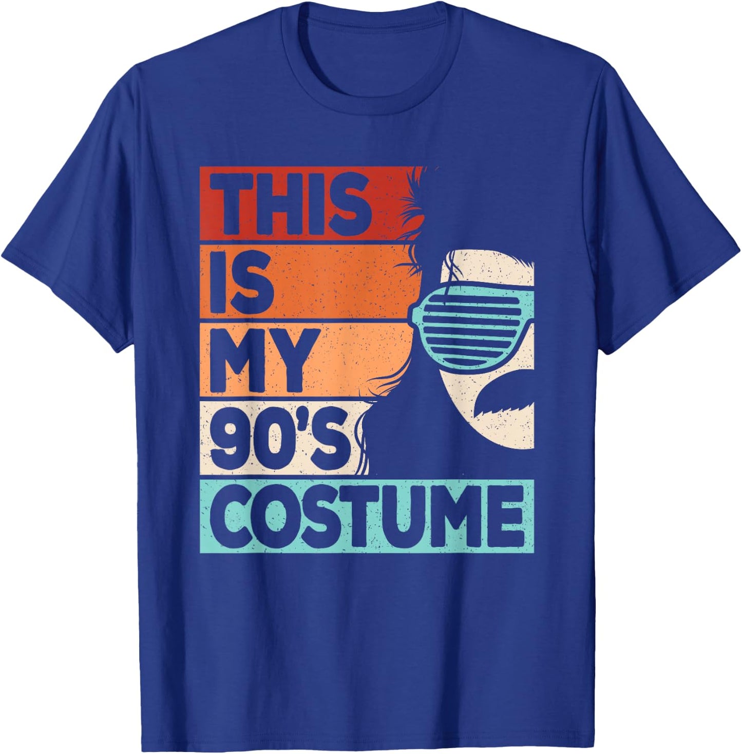 This Is My 90s Costume Men 1990s 90s Outfit Disco Party T-Shirt - T-Shirt | Royal