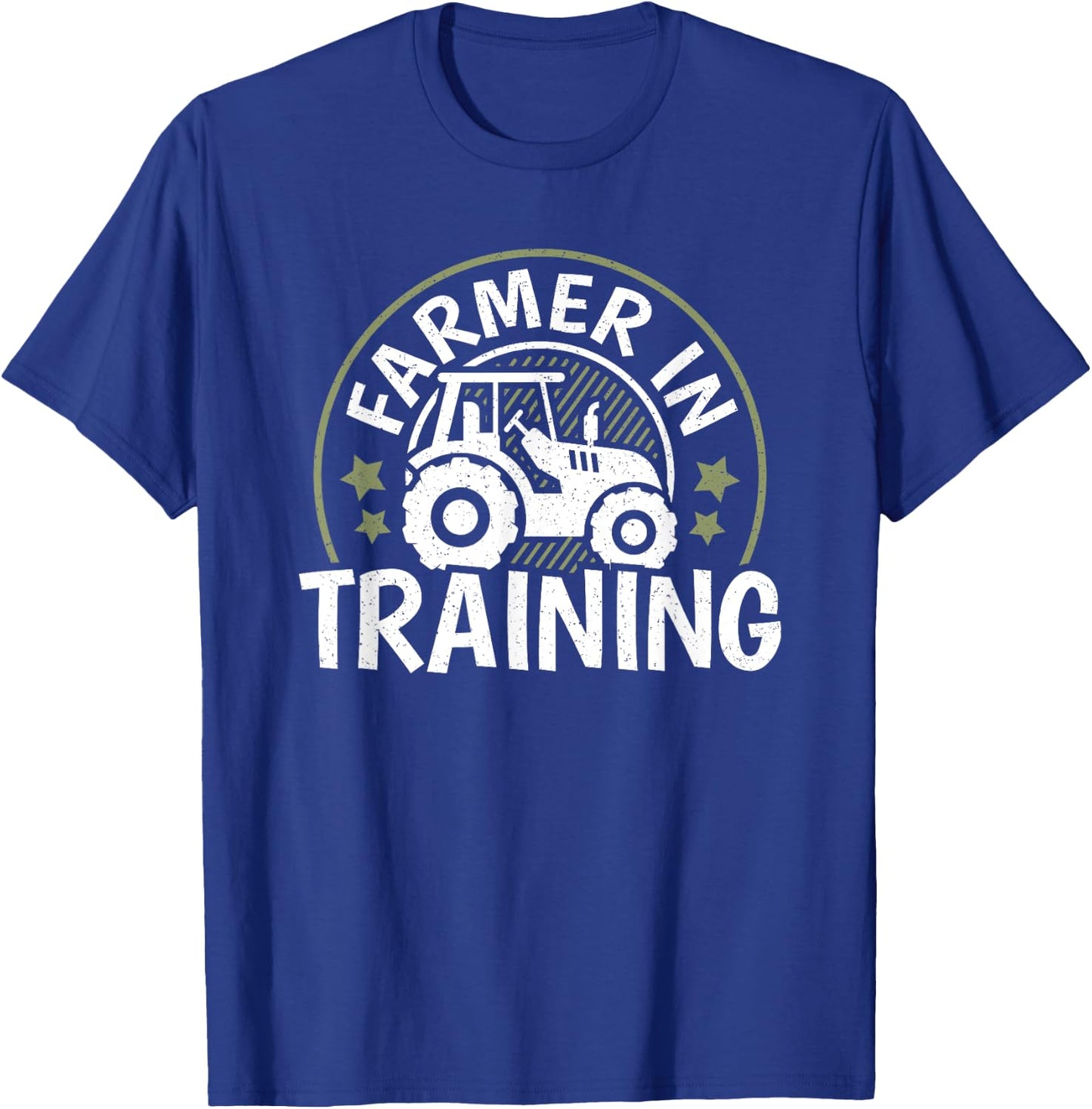 Farmer In Training Funny Farm Farming Men Women Boys Girls T-Shirt - T-Shirt | Royal