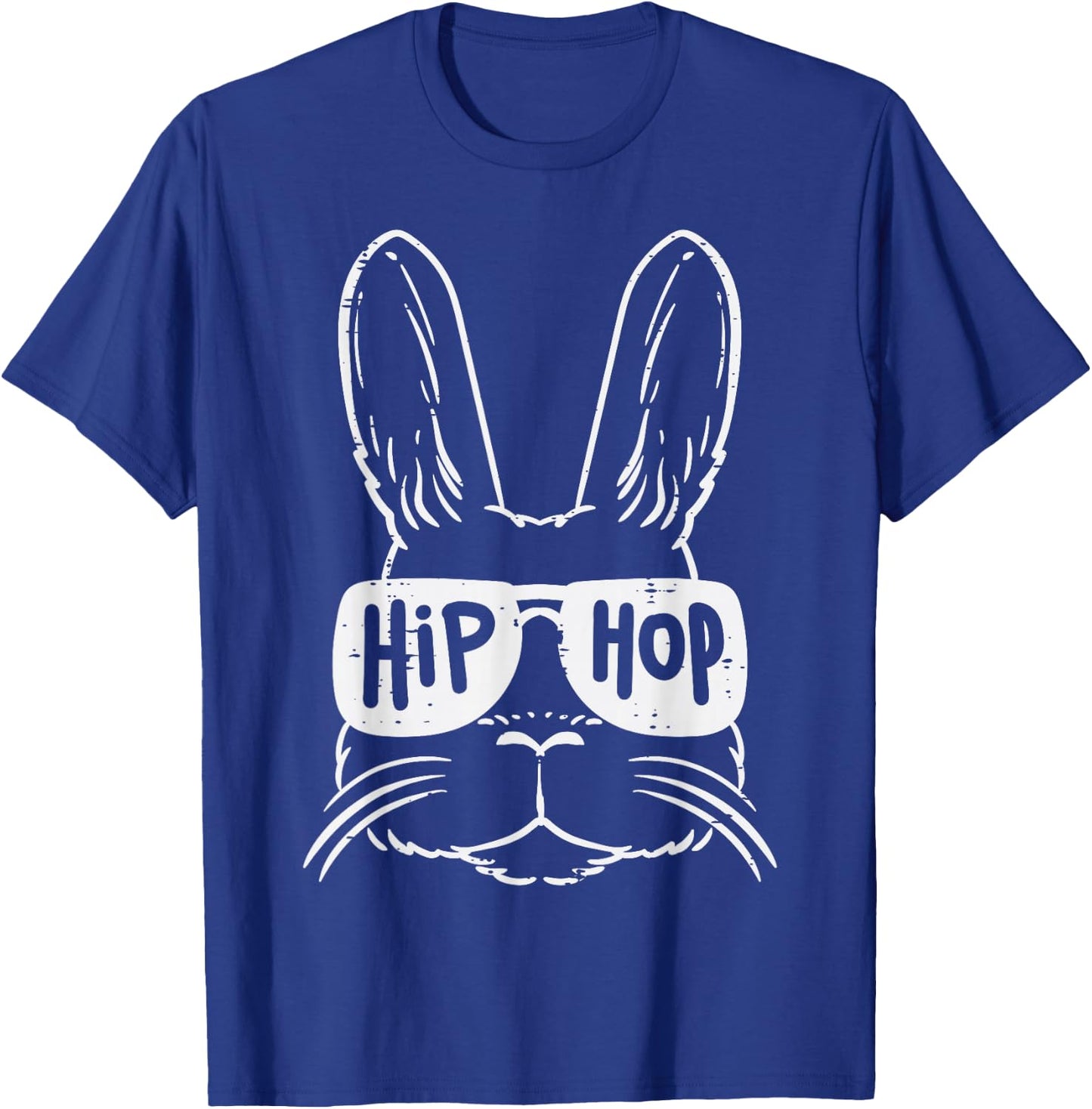Easter Bunny Sunglasses Hip Hop Cool Rabbit Kids Women Men T-Shirt - T-Shirt | Royal