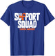 Leukemia Blood Cancer Support Squad Leukemia Awareness T-Shirt - T-Shirt | Royal