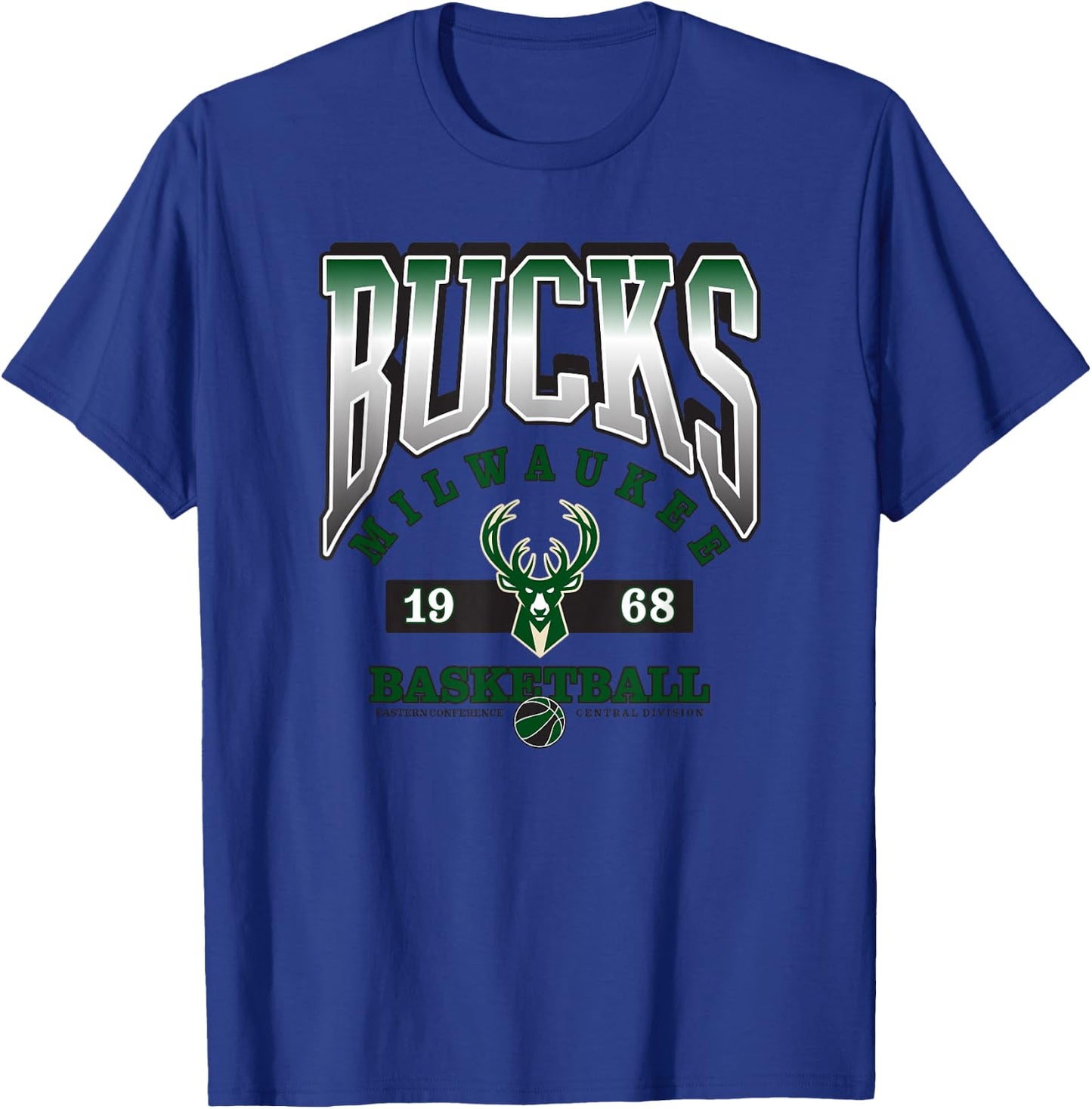 NBA Milwaukee Bucks Homecourt Advantage T-Shirt - T-Shirt | Royal
