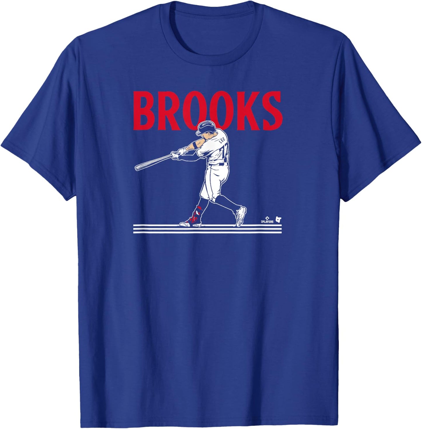 Brooks Lee - Slugger Swing - Minnesota Baseball T-Shirt - T-Shirt | Royal