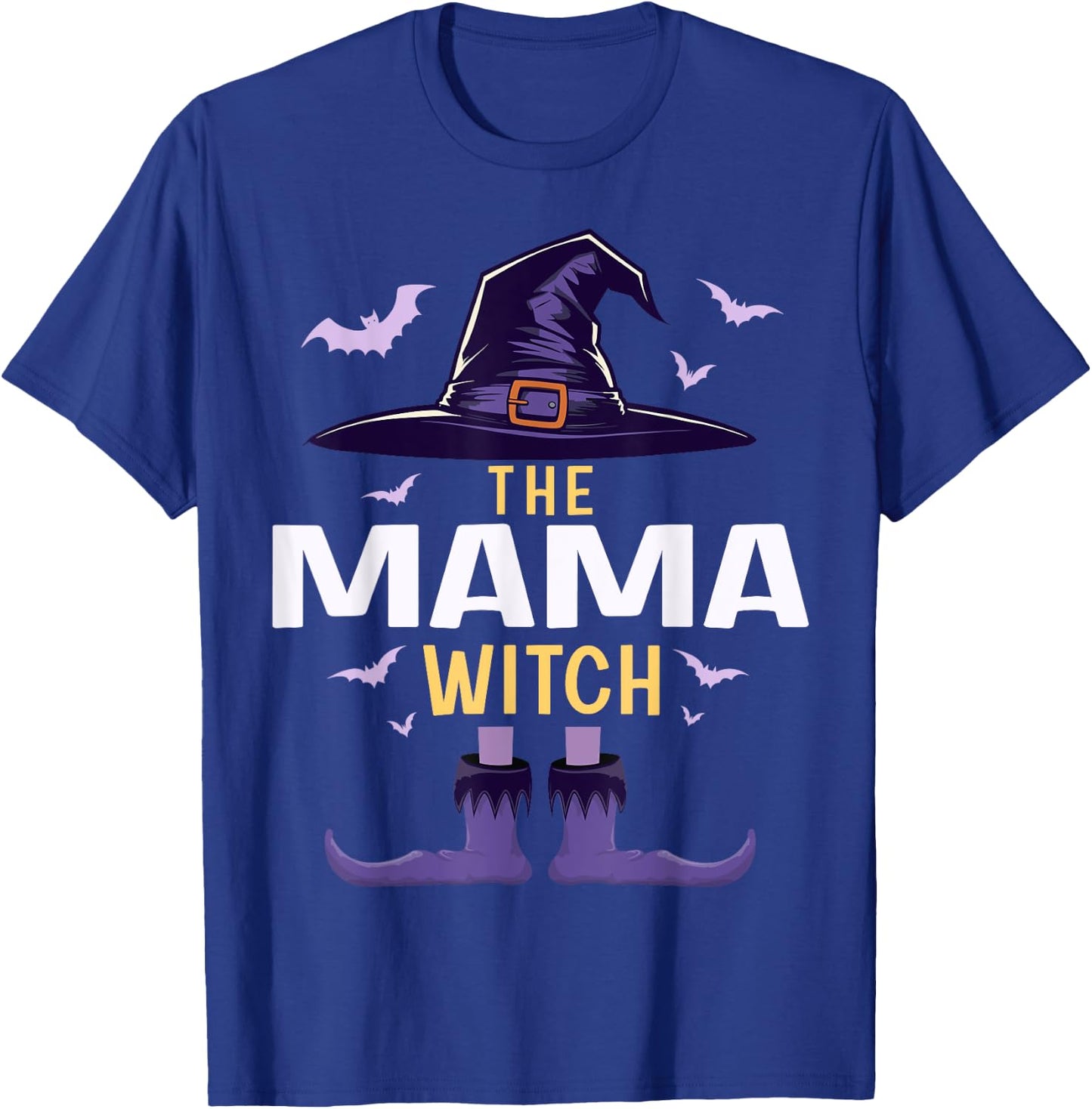 Mama Halloween Witch Group Matching Costume T-Shirt - T-Shirt | Royal