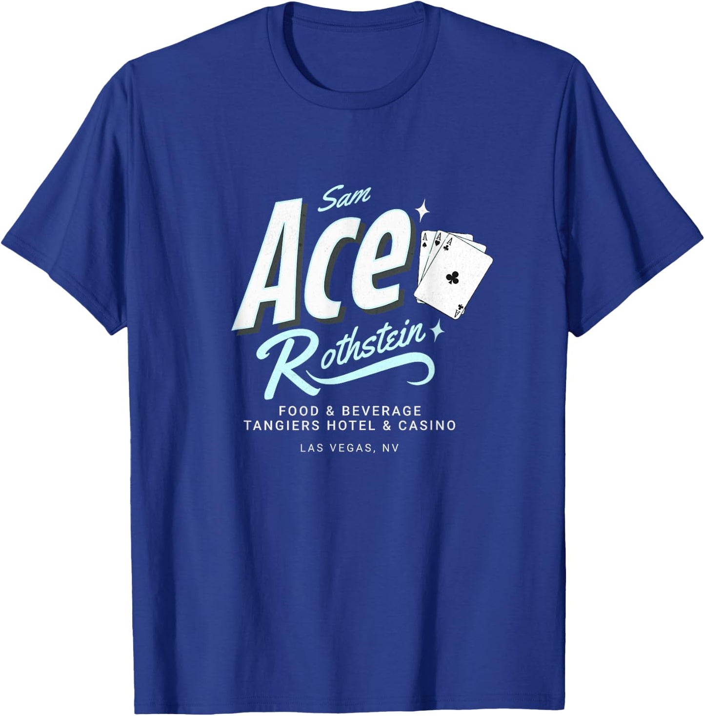 Sam Ace Rothstein Food & Beverage Las Vegas, NV T-Shirt - T-Shirt | Royal
