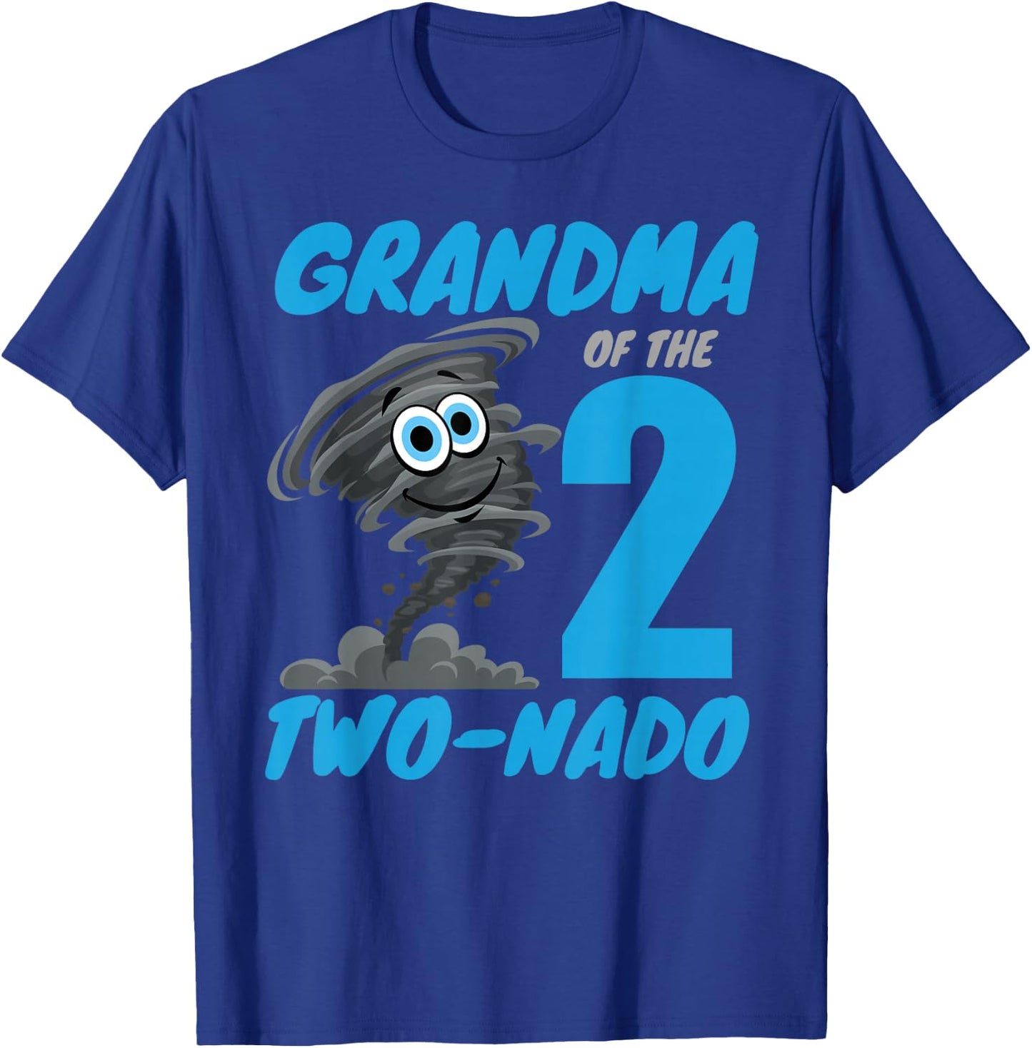 Grandma of The Two-Nado Storm TorNado 2nd Two Birthday Boy T-Shirt - T-Shirt | Royal