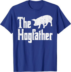 Pig The Hogfather Funny Hog Dad Fathers Day Parody Papa Men T-Shirt - T-Shirt | Royal