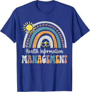 Health Information Management Supervisor Medical Records T-Shirt - T-Shirt | Royal