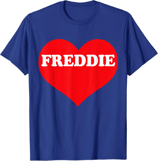 I Heart Freddie, I Love Freddie Custom T-Shirt - T-Shirt | Royal