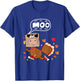 Thanksgiving 2022 Funny Fake Cow Moo Thanksgiving Turkey T-Shirt - T-Shirt | Royal