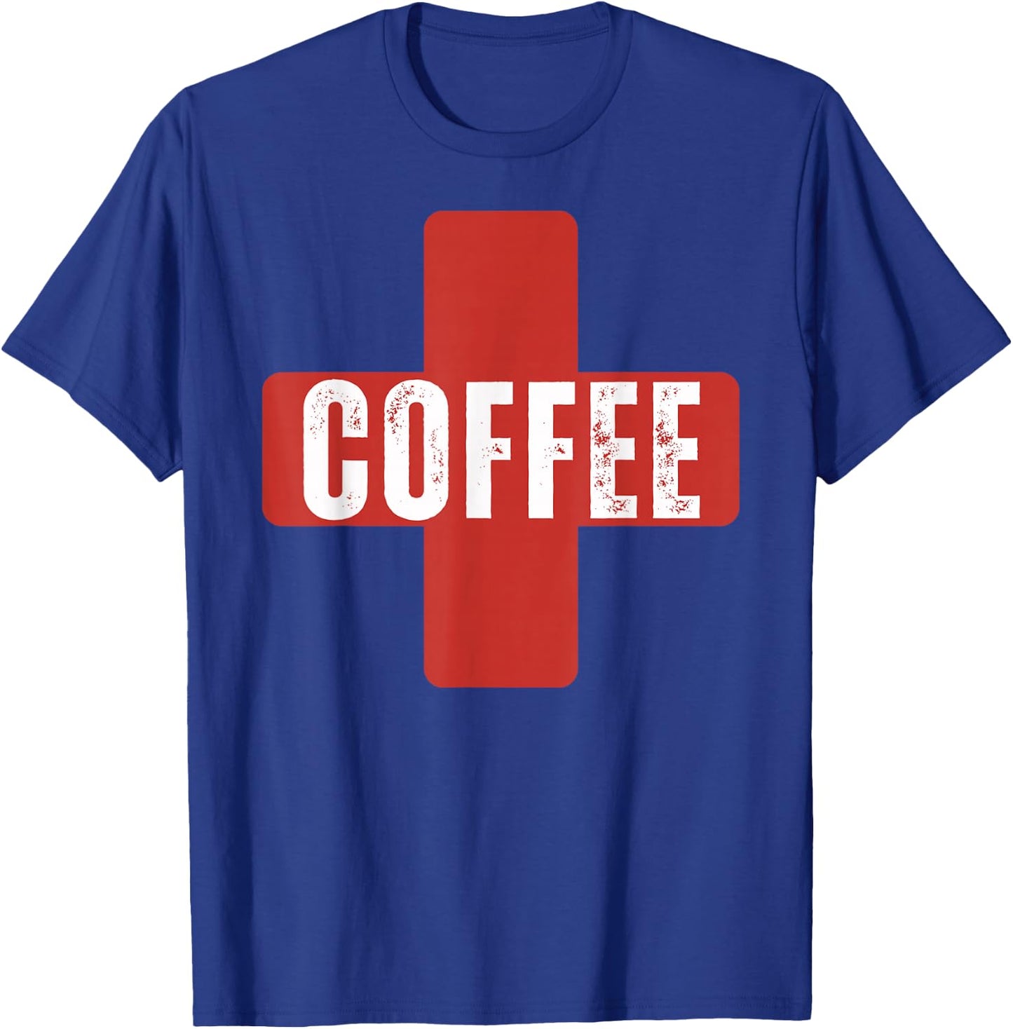 Red Cross with coffee T-Shirt - T-Shirt | Royal