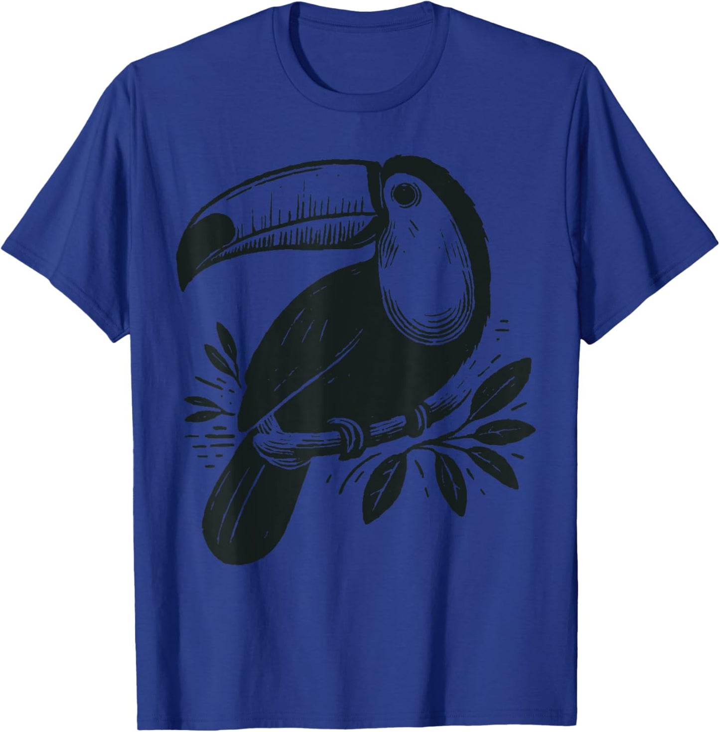 Toucan Bird Tropical Colorful Bird Summer Vacation Men Women T-Shirt - T-Shirt | Royal