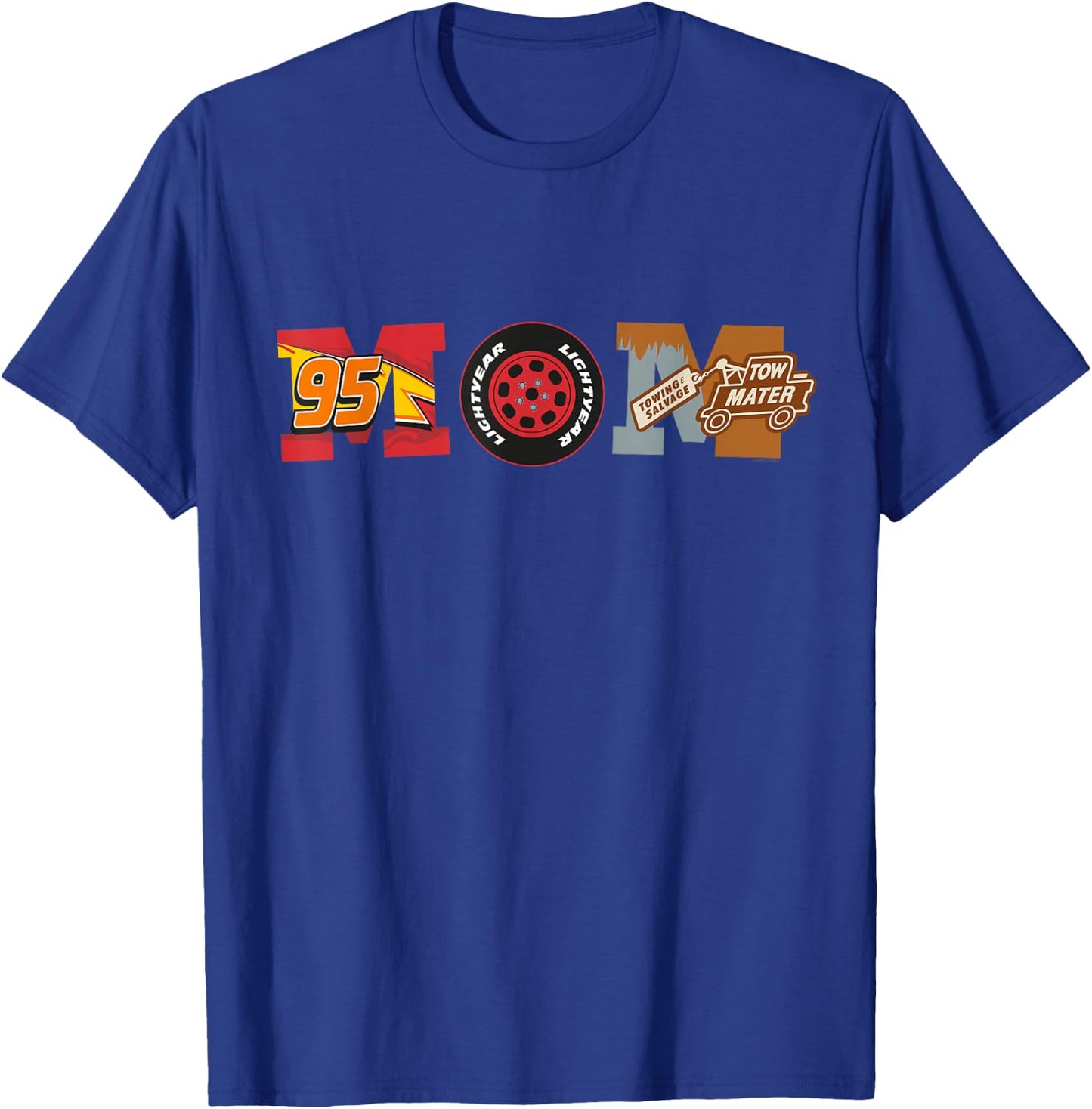 Disney and Pixar’s Cars Mom Mother’s Day Birthday T-Shirt - T-Shirt | Royal