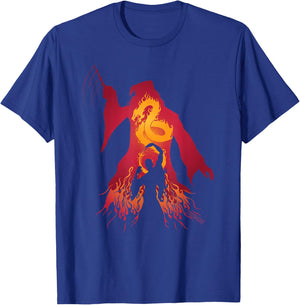 Harry Potter Fiery Dumbledore vs. Voldemort T-Shirt - T-Shirt | Royal