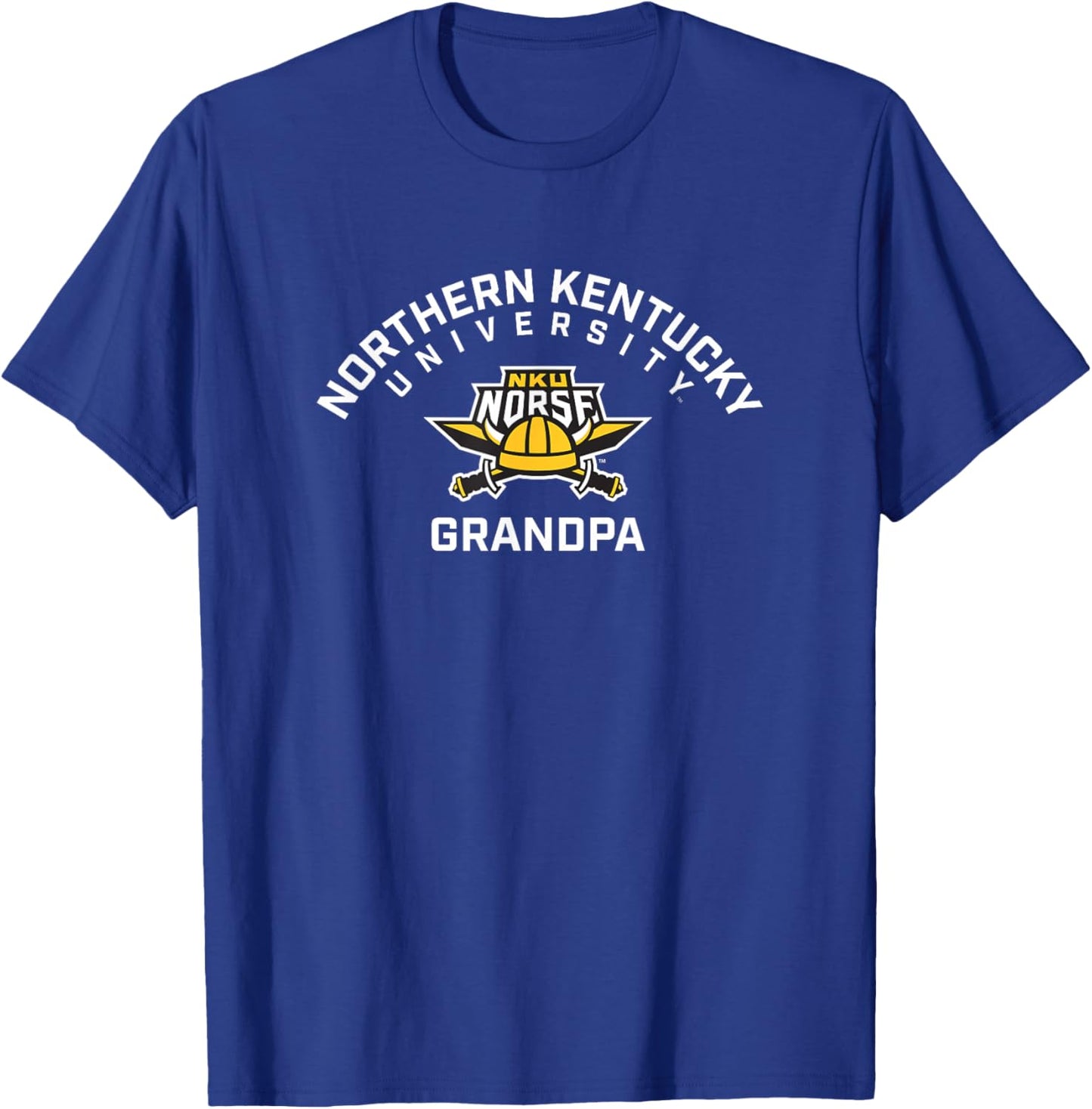 Northern Kentucky University NKU Norse Arched Grandpa T-Shirt - T-Shirt | Royal