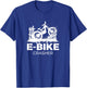 Funny E-Bike Crasher Ebike T-Shirt - T-Shirt | Royal