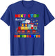 Next Stop Kindergarten Trains Preschool Graduate T-Shirt - T-Shirt | Royal