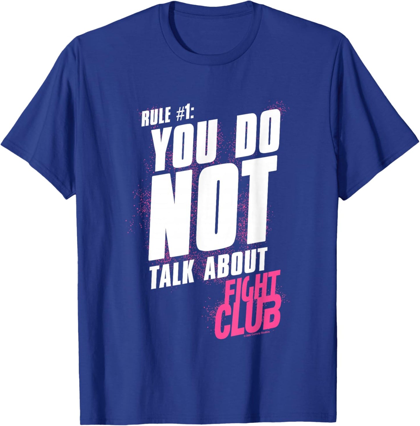 Fight Club Rule #1 You Do Not Talk About Fight Club Retro V2 T-Shirt - T-Shirt | Royal