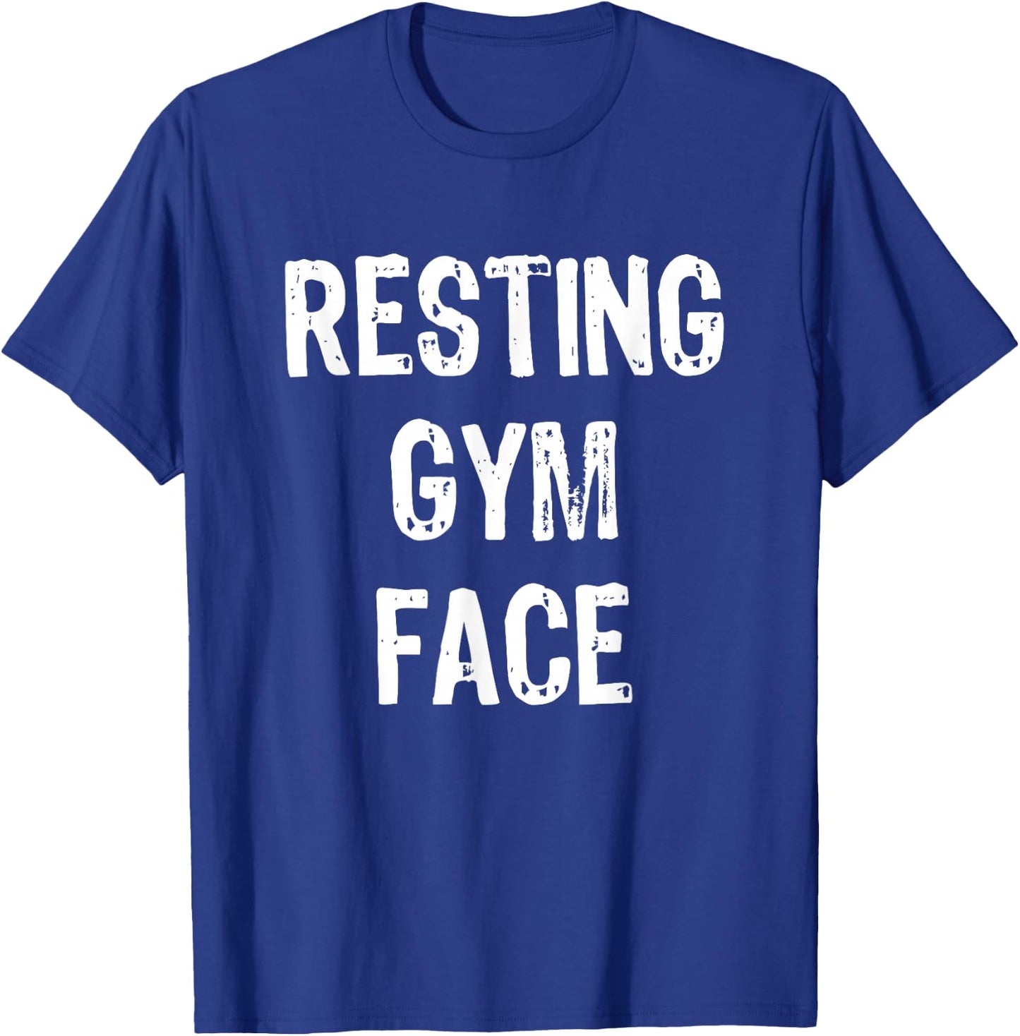 Resting Gym Face T-Shirt - T-Shirt | Royal