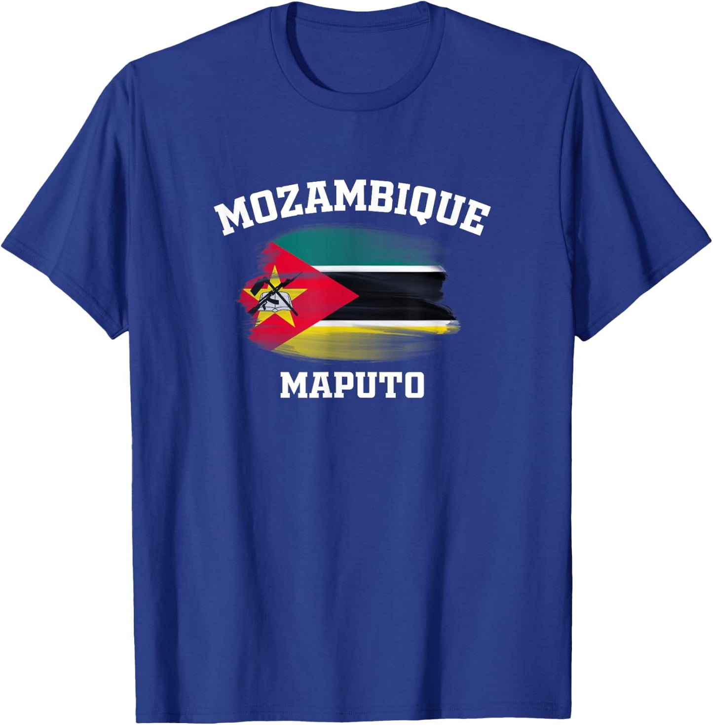 Mozambique Flag Maputo Vacation Souvenirs Africa Gifts T-Shirt - T-Shirt | Royal