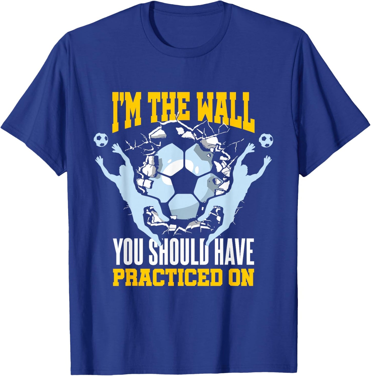 Soccer Goalie Sport Goalkeeper T-Shirt - T-Shirt | Royal