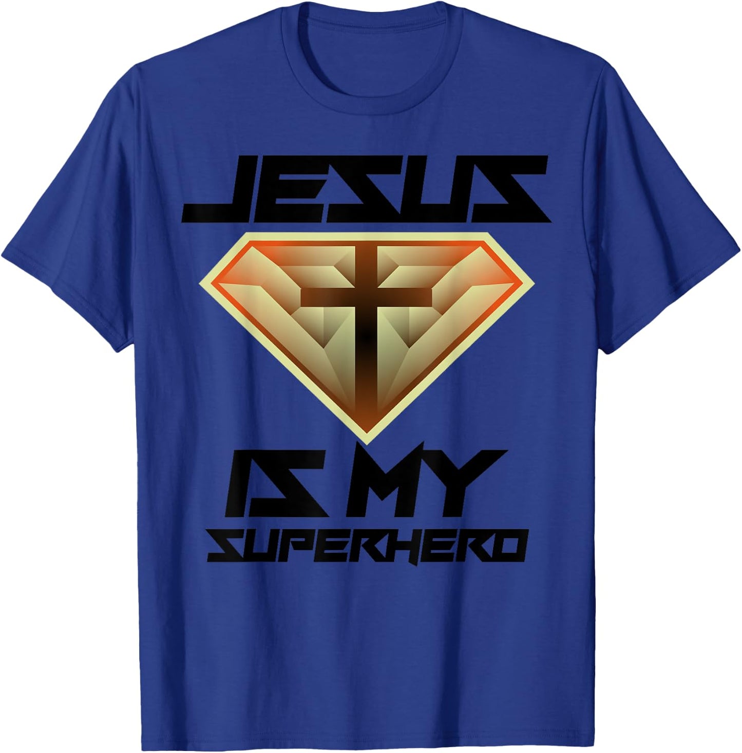 Jesus Is My Superhero | Cute Powerful Christian Gift T-Shirt - T-Shirt | Royal