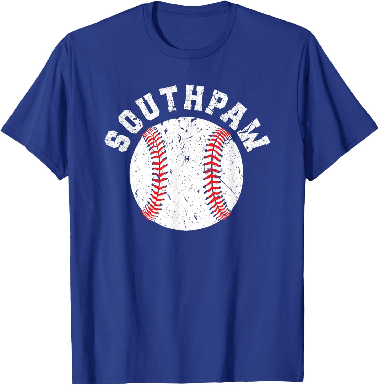 Southpaw Lefty Baseball Left Handed Pitcher T-Shirt - T-Shirt | Royal