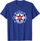 Florida Fire Department Firefighters Firemen T-Shirt - T-Shirt | Royal