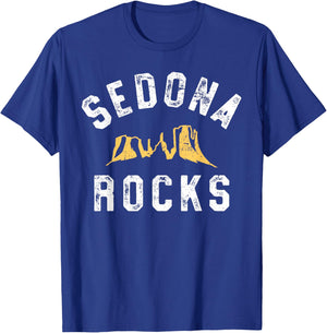 Funny Sedona Shirt - Sedona Rocks Arizona Vacation Pun Gift T-Shirt - T-Shirt | Royal