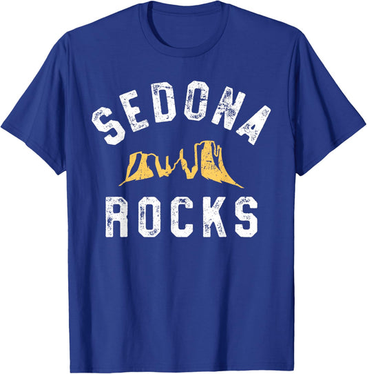 Funny Sedona Shirt - Sedona Rocks Arizona Vacation Pun Gift T-Shirt - T-Shirt | Royal