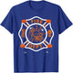 Halloween Firefighter Fireman Fire Dept department Logo Men T-Shirt - T-Shirt | Royal