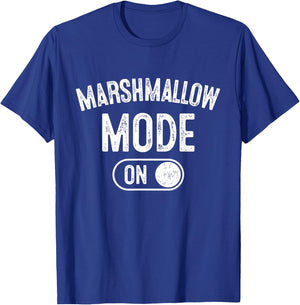 Marshmallow Mode On Costume Funny Baker Gift Candy Maker T-Shirt - T-Shirt | Royal