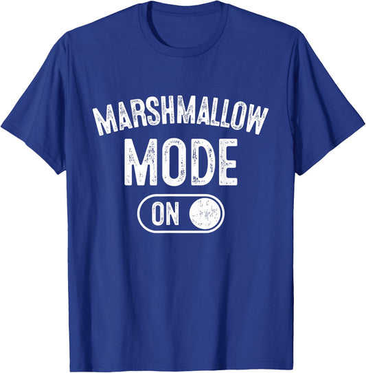 Marshmallow Mode On Costume Funny Baker Gift Candy Maker T-Shirt - T-Shirt | Royal