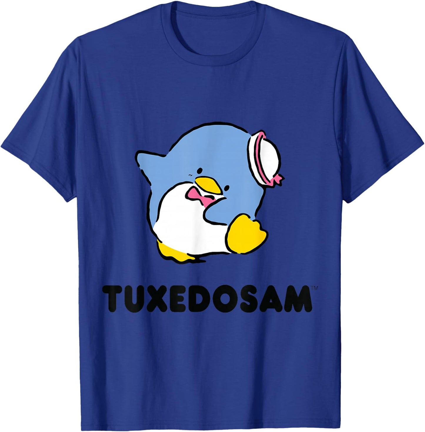 Tuxedosam Character Front and Back Small T-Shirt - T-Shirt | Royal