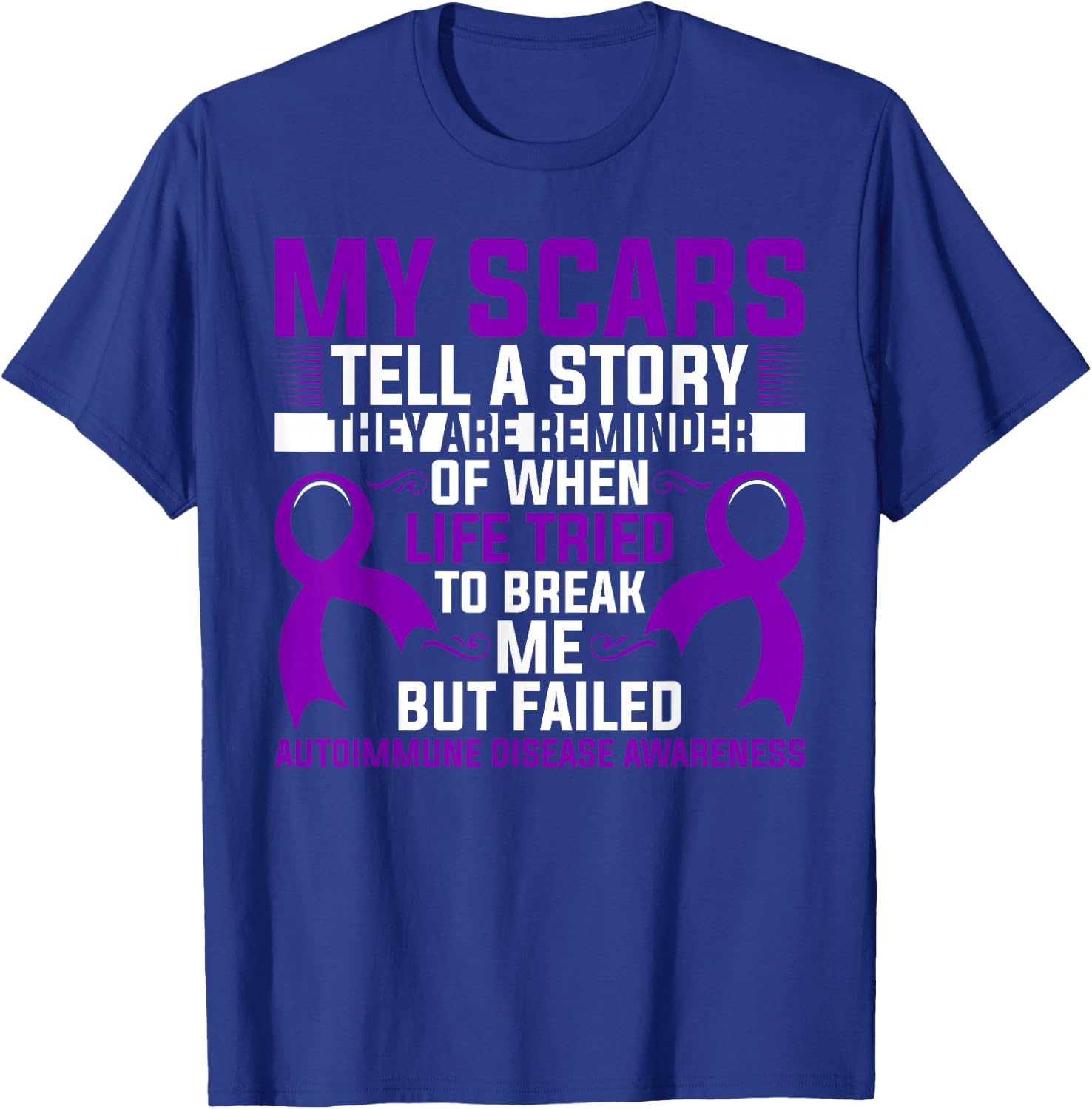 Autoimmune Disease Awareness Autoimmune Disease Survivor T-Shirt - T-Shirt | Royal