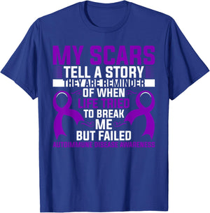 Autoimmune Disease Awareness Autoimmune Disease Survivor T-Shirt - T-Shirt | Royal
