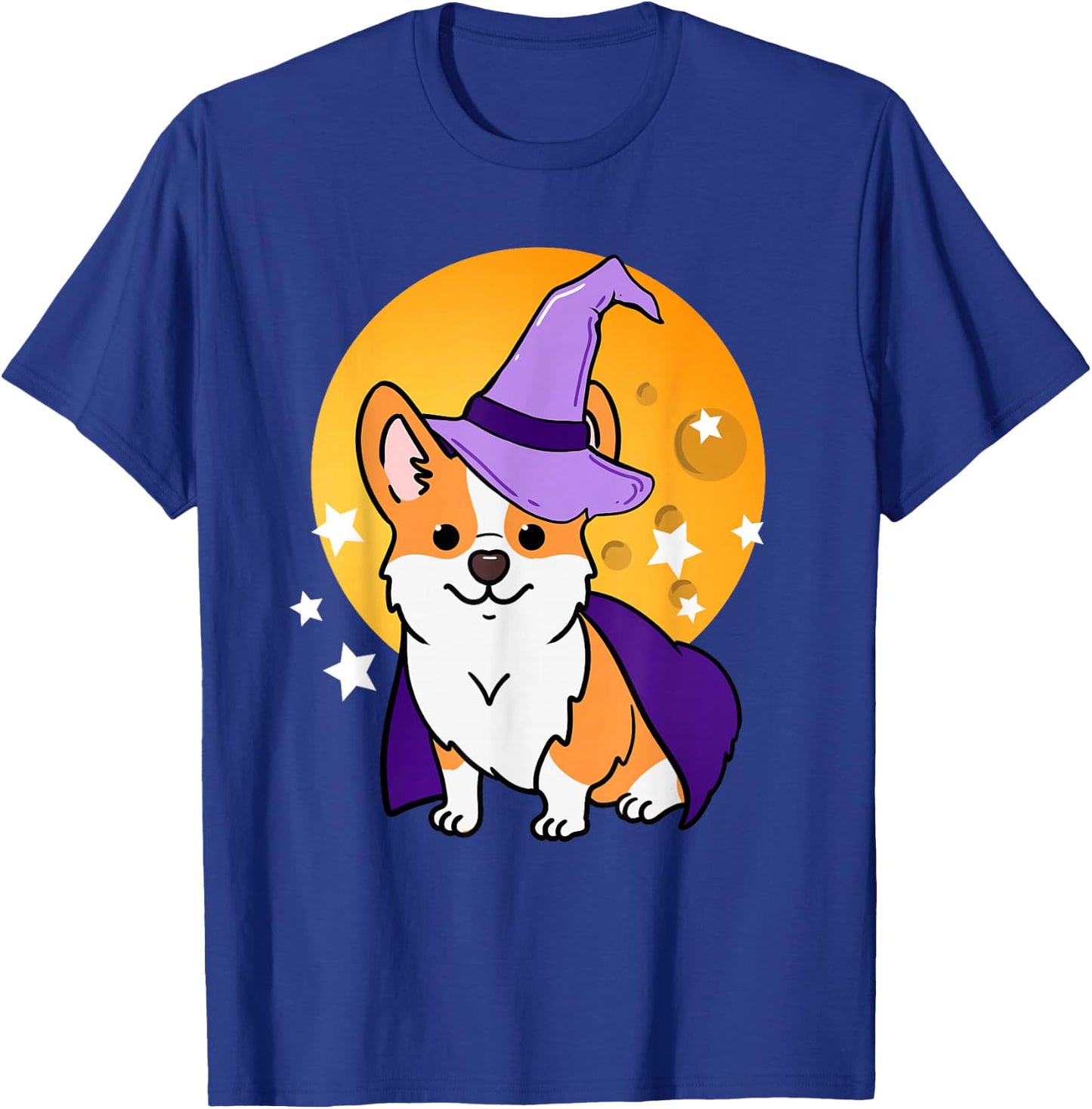 Corgi Witch Halloween Corgi T-Shirt - T-Shirt | Royal
