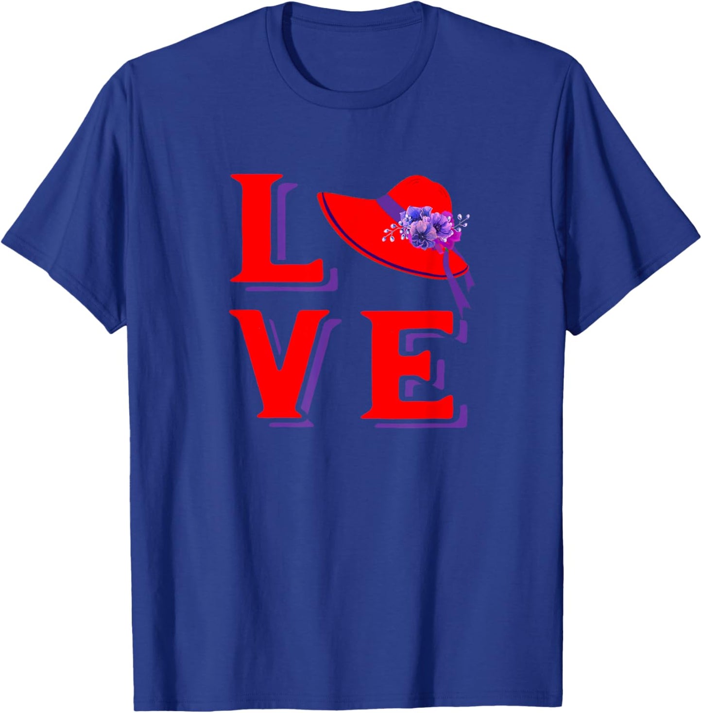 Red Hat Love Vintage T-Shirt - T-Shirt | Royal