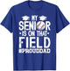 Proud Baseball Senior Dad Baseball Senior Father T-Shirt - T-Shirt | Royal